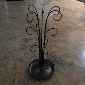 Necklace holder- metal stand
